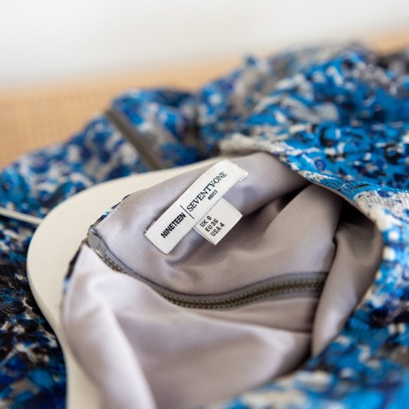 Reiss Blue Dress - Picture 3 of 3